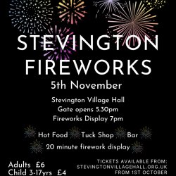 Stevington Firework Display 2026