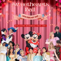 Sweethearts Ball - Wallsend Memorial Sunday 14th Febuary 11:30am-1:30 pm