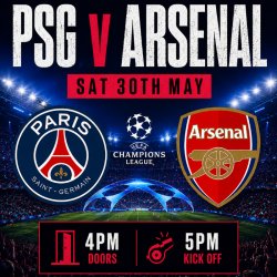 UEFA Champions League Screening: PSG vs Arsenal