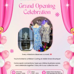 Ribbon Cutting at Addie Grace Boutique