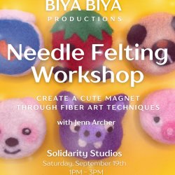 Needle Felting Workshop with Little Guy Factory