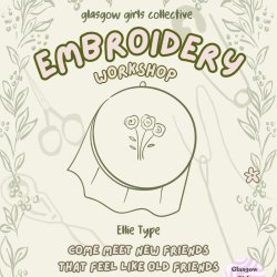 Embroidery workshop - all levels welcome