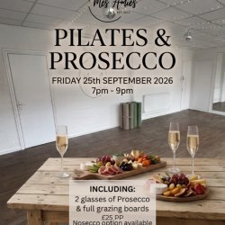 Pilates, Prosecco & Grazing