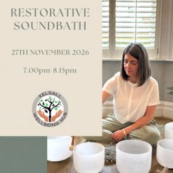 Crystal Singing Bowl Soundbath and Herbal Tea