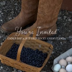 Emma Lou x Ace Grip Socks Farm Stand