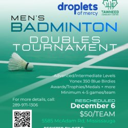 TCC Men's Badminton Tournament