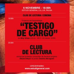 Club de lectura i cinema: «Testigo de cargo» · Ulls de Dona