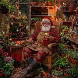 Santa's Greenhouse Grotto