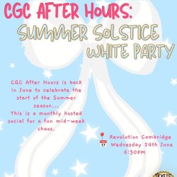CGC After Hours: Summer Solstice - White Party ✨🌙