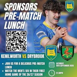 Sponsors Pre-Match Lunch