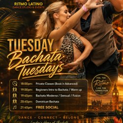 BACHATA TUESDAYS AT METROPOLIS VAUXHALL