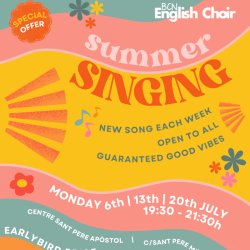BARCELONA ENGLISH CHOIR JULY SINGING SESSIONS || Open to all!