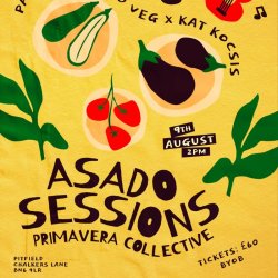 Asado Sessions: Palmito x Pitfield Veg x Kat Kocsis