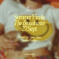 Mint Summer Finale - The Broadcaster all-weather Terrace