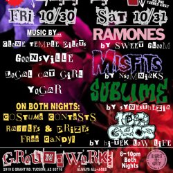 HALLOWEEN WEEKEND @ GROUNDWORKS