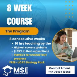 UCAT 8 Week (SAT) Course - Cohort C