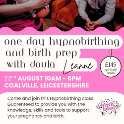 One Day Hypnobirthing with Doula Leanne!