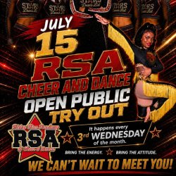 Season 14 - July RSA Cheer and Dance Open Public Tryout