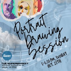 Live Portrait Drawing Session to Music ~ Oct