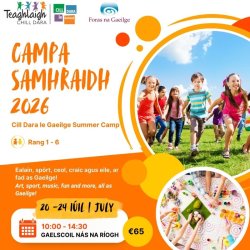 Campa samhraidh | Summer camp (through Irish)