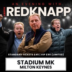 An Evening With Harry Redknapp at Stadium MK