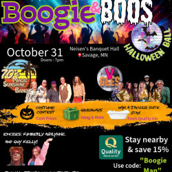 Boogie and Boos Halloween Ball with The Magic 70s Sunshine Band and the V Gees
