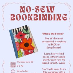 No Sew Book Binding with Susan @ ScrapTucker