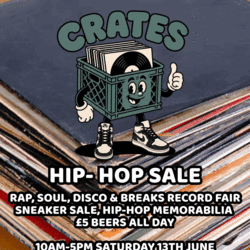CRATES - Hip-Hop Sale: Record Fair, Sneaker & Memorabilia Sale
