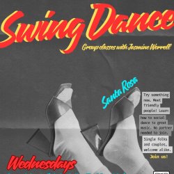July & August 2026 series // Beginning or Intermediate swing dance in Santa Rosa // No partner required to join!