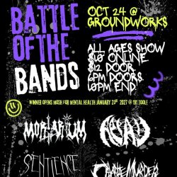 Stigma Free Initiative Battle of the Bands ft. Sentience, Appall, Mortarium, Charlie Murder