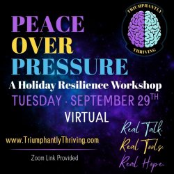 Peace Over Pressure Workshop (Virtual)