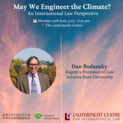 May We Engineer the Climate? An International Law Perspective