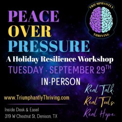 Peace Over Pressure Workshop (In-Person)