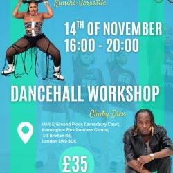 Dancehall Workshop with Kimiko Versatile and Chuby Dice
