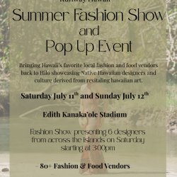 Runway Hawaii Summer Fashion Show and Pop Up Event