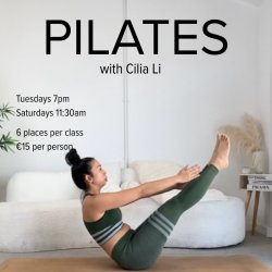 Mat Pilates Every Tuesday and Saturday with Cilia Li