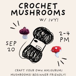 Mini Mushroom Amigurumi w/ Ivy @ ScrapTucker