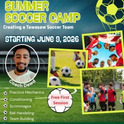 Boys Summer Soccer Camp with Coach Dawd