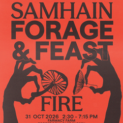 Halloween Samhain Forage & Feast at Farmacy Farm: Fire, Folklore & Fungi with The Barefoot Forager & Bristol Fungarium