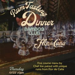 Rum Tasting Dinner with Flor De Caña