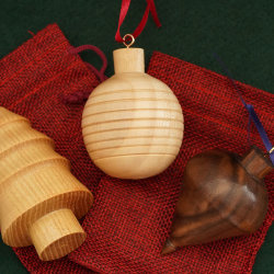 Wooden Ornaments with Randon Burns