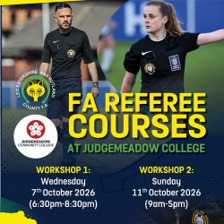 LRCFA Start Your Referee Journey Banner