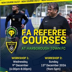 LRCFA Start Your Referee Journey Banner