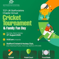 TCF-UK Staffordshire Chapter Cricket & Padel Tournament 2026