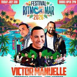 Ritmo Del Mar Beach Festival - Atlantic City, NJ - Victor Manuelle, Zacarias Ferreira, Luis Vargas, Oro Solido and more