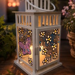 Crafternoon Tea - Paint & Posca Lantern
