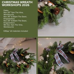 Adult Floristry - Christmas Wreath Making