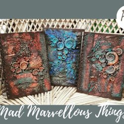 Powertex Altered Scrapbook/ Sketchbook workshop