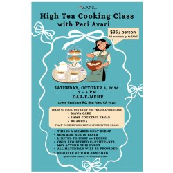 High Tea Cooking Class