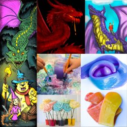 Week 7 Camps | Artsy Science Lab & Fantasy Illustration Camp